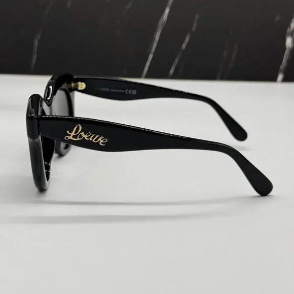 NEW LOEWE SUNGLASSES BLACK WOMEN EYEWEAR LOEWE LW40126I 01A display picture 1